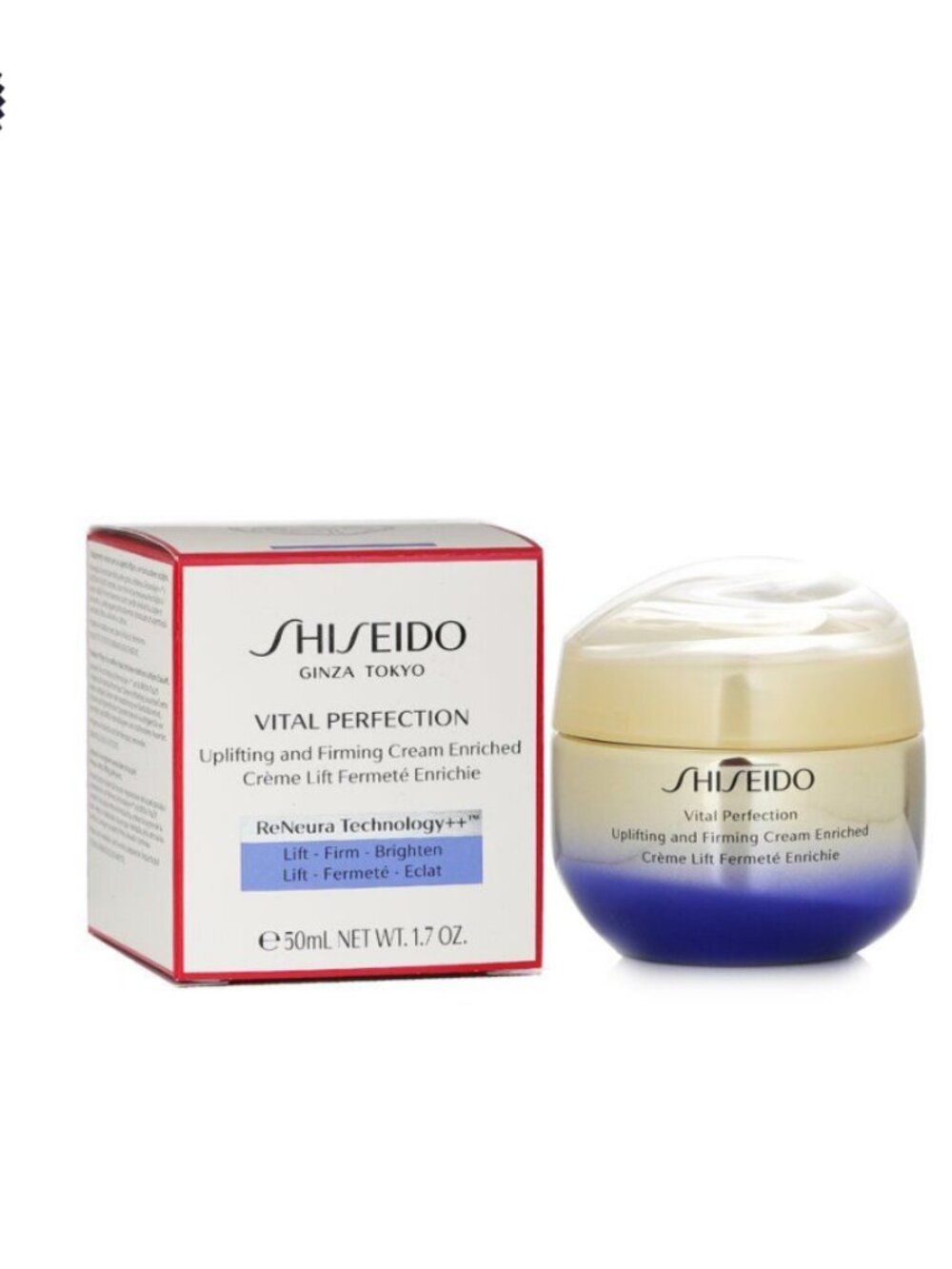 Shiseido Vital Perfection Uplifting and Firming Cream Enriched 1.7oz